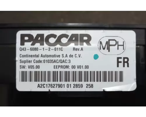 Peterbilt 579 Instrument Cluster