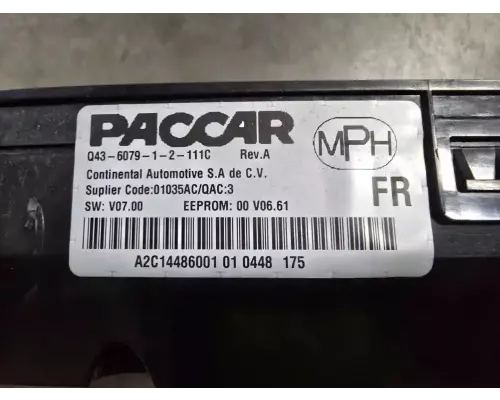Peterbilt 579 Instrument Cluster