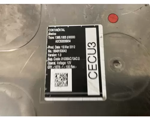 Peterbilt 587 Cab Control Module CECU