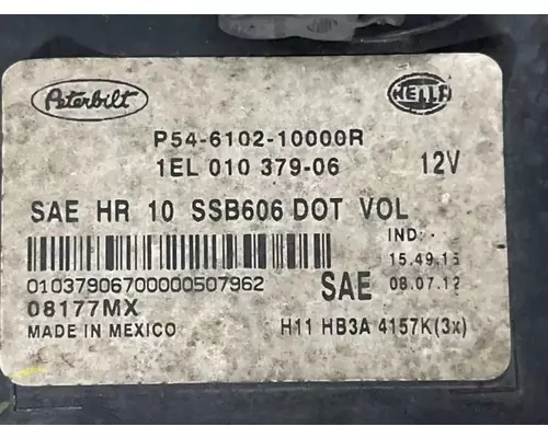 Peterbilt 587 Headlamp Assembly