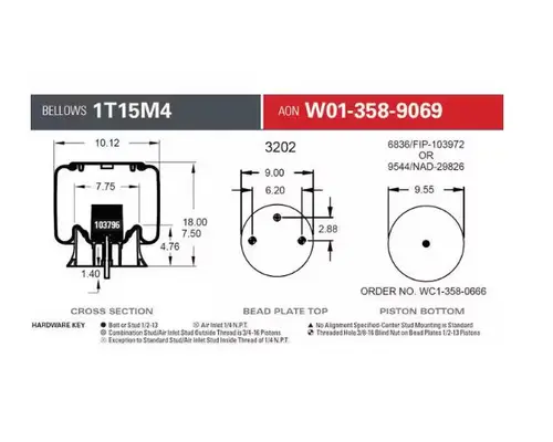 Air Spring PETERBILT AIR LEAF Hagerman Inc.