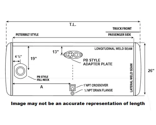 Fuel Tank PETERBILT VARIOUS MODELS Rydemore Heavy Duty Truck Parts Inc