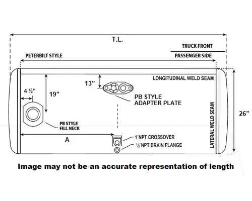 Fuel Tank PETERBILT VARIOUS MODELS Rydemore Heavy Duty Truck Parts Inc