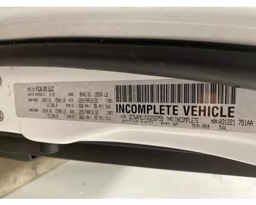 RAM 5500 Door Assembly, Front