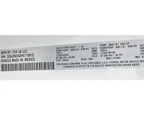 RAM PROMASTER Used Trucks