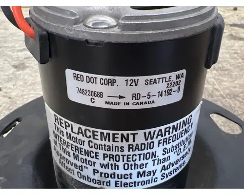 RED DOT CORP. RD-5-14192-0 Blower Motor (HVAC)