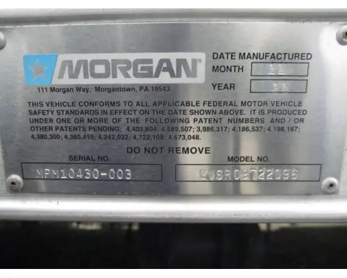 REEFER BOX MORGAN TRUCK BODIES, BOX VANFLATBEDUTILITY