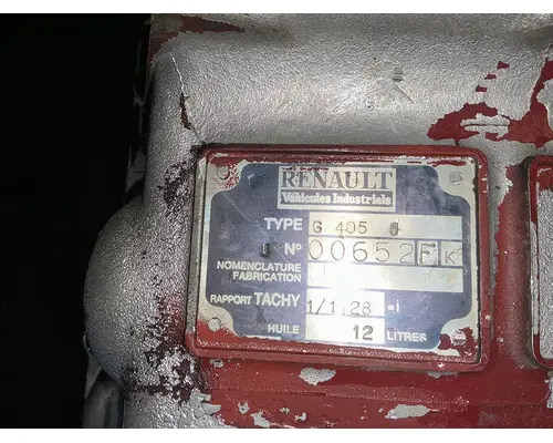 RENAULT G405 TransmissionTransaxle Assembly