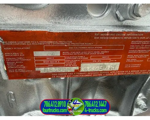 RENAULT MIDR060226I Engine Assembly