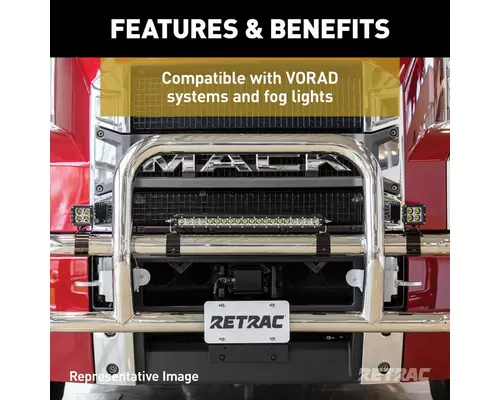 RETRAC Grille Guard Bumper Assembly, Front