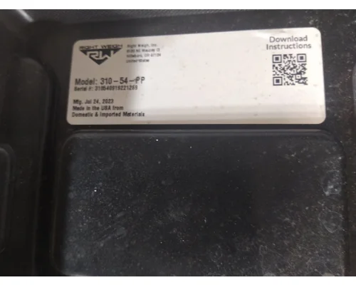 RIGHT WEIGH EXTERIOR MECHANICAL LOAD SCALE
