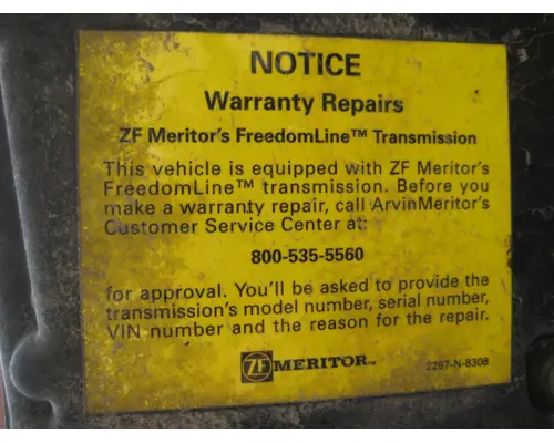 ROCKWELL/MERTIOR MO16Z12AA16 TransmissionTransaxle Assembly