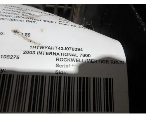 ROCKWELL/MERTIOR RRL23160 Carrier AssemblyRears (Rear)