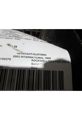 ROCKWELL/MERTIOR RRL23160 Carrier Assembly/Rears (Rear)