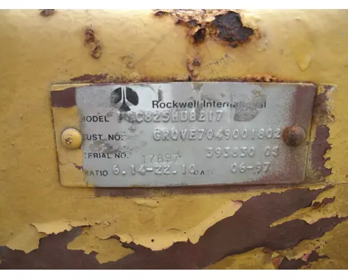 ROCKWELL PSC825HDB217 Rears (Front)