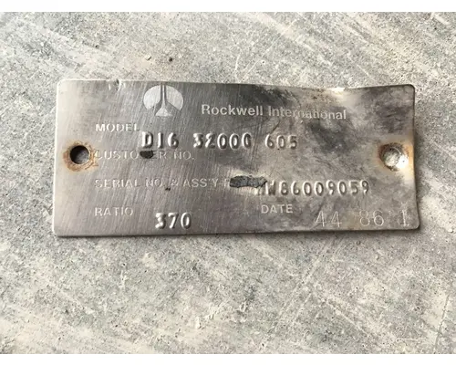 ROCKWELL R170 Axle Housing (Rear)