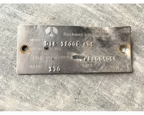 ROCKWELL R170 Differential Pd Drive Gear