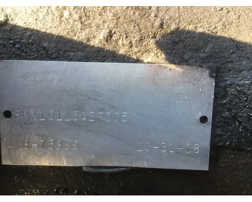 ROCKWELL RMX10-115A TRANSMISSION ASSEMBLY