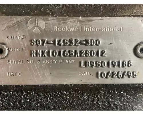ROCKWELL RMX10-165A TransmissionTransaxle Assembly