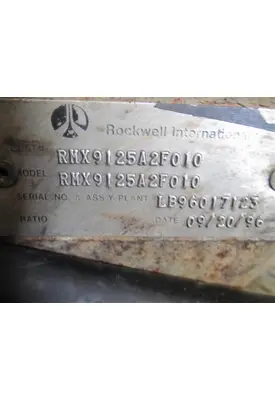 ROCKWELL RMX9-125A TRANSMISSION ASSEMBLY