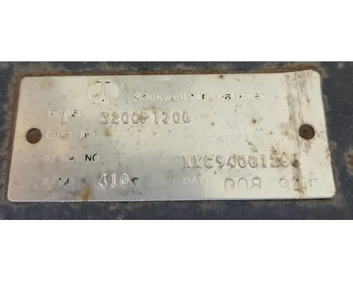 ROCKWELL  Axle Assembly, Rear (Single or Rear)