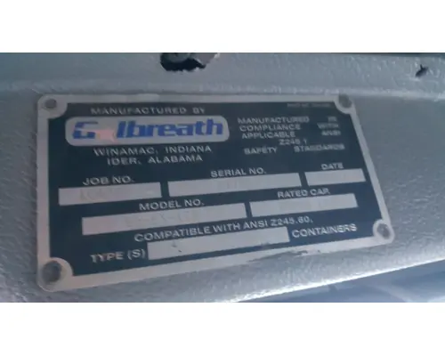 Refuse and Rolloffs Galbreath 50000lb. Rolloff Frame Body  Bed