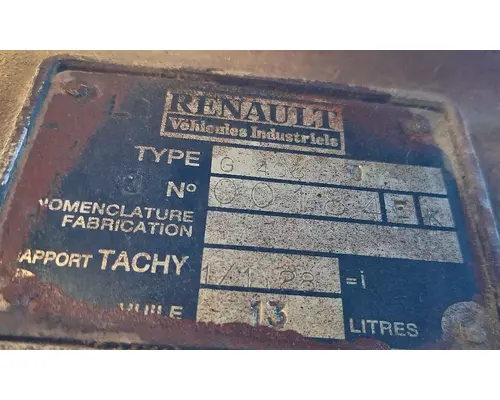 Transmission Assembly RENAULT G406 Geco - Fresno