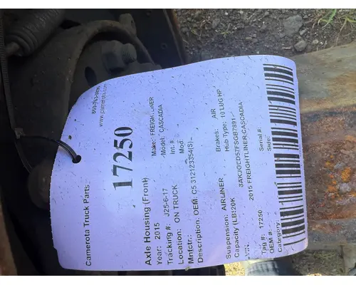 Rockwell CASCADIA Axle Housing (Front)