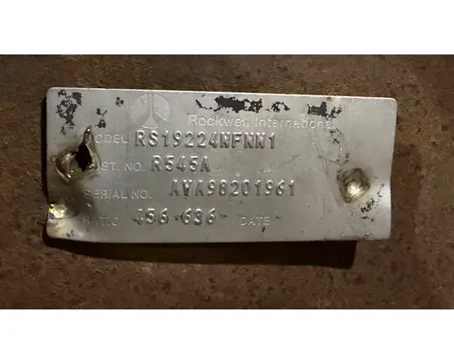 Rears (Rear) ROCKWELL F800 Truck Salvage International Inc