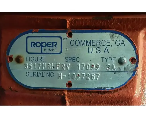 Roper 3517MBHFRV Hydraulic PumpMotor