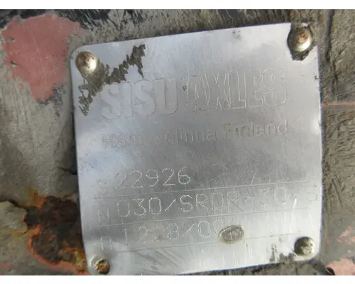 SISU SRDP30S Carrier AssemblyRears (Rear)