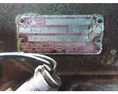 SPICER 1420-3A TRANSMISSION ASSEMBLY