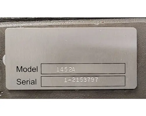 SPICER 1452-A TransmissionTransaxle Assembly