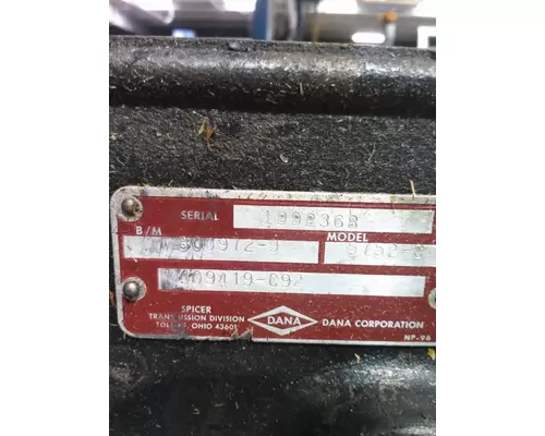 SPICER 5752C TRANSMISSION ASSEMBLY