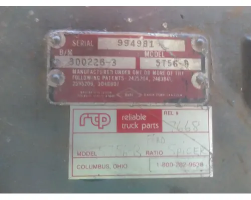 SPICER 5756B TRANSMISSION ASSEMBLY