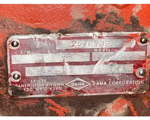 SPICER CM5852-A TransmissionTransaxle Assembly