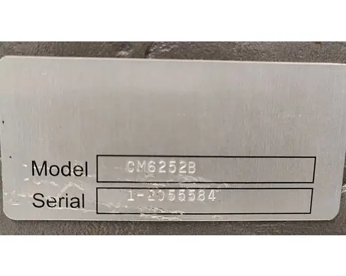 SPICER CM6252B TransmissionTransaxle Assembly