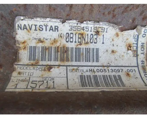SPICER D800 Front Axle I Beam