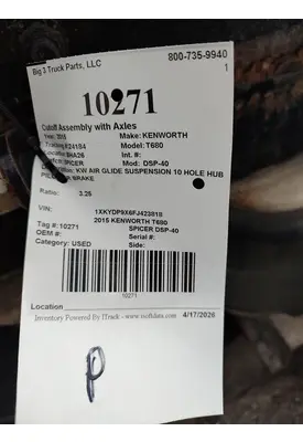 SPICER DSP-40 Cutoff Assembly with Axles