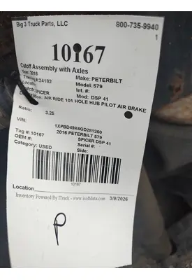 SPICER DSP 41 Cutoff Assembly with Axles