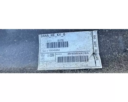 SPICER E1252RW Front Axle I Beam