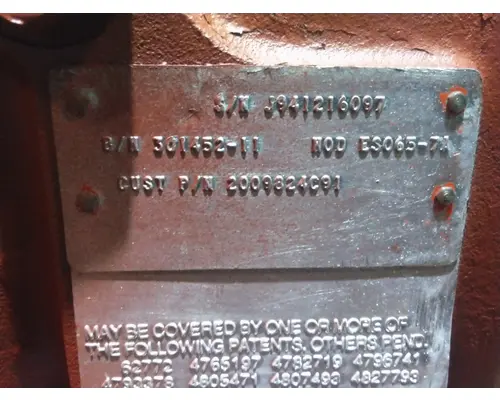 SPICER ESO65-7A TRANSMISSION ASSEMBLY