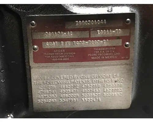 SPICER ESO66-7B Transmission