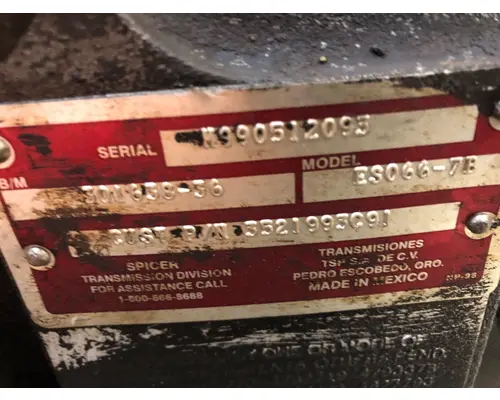 SPICER ESO66-7B Transmission