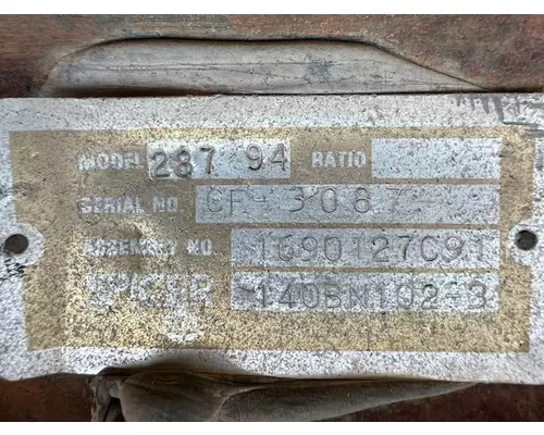 SPICER I-140 Axle Assembly, Front (Steer)