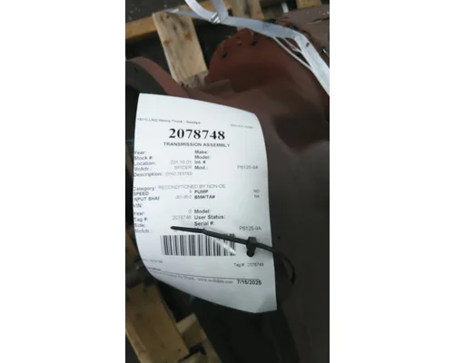 SPICER PS125-9A TRANSMISSION ASSEMBLY