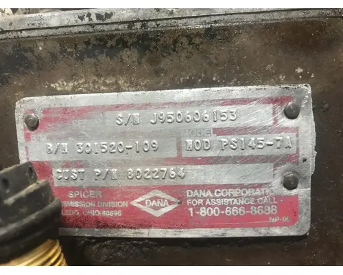 SPICER PS145-7B Transmission
