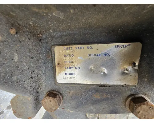 SPICER S110FR Axle Assembly, Rear