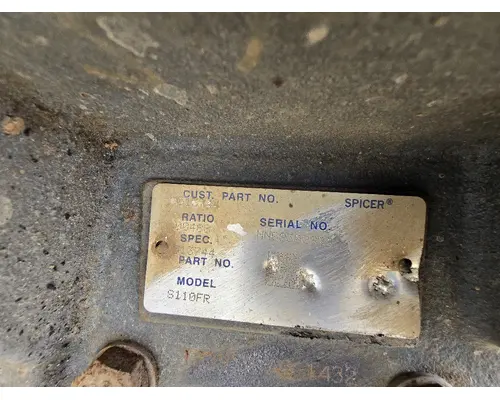 SPICER S110FR Axle Assembly, Rear
