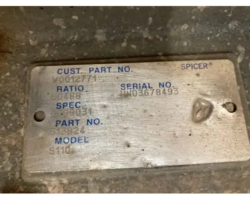 SPICER S110 Rear Rears (Tandem Rear or Single)